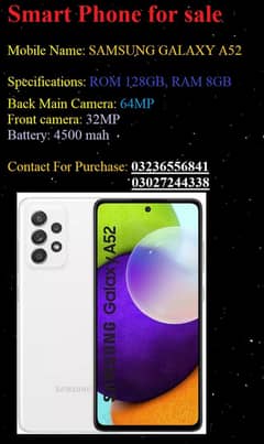 Galaxy A52 8GB-128GB