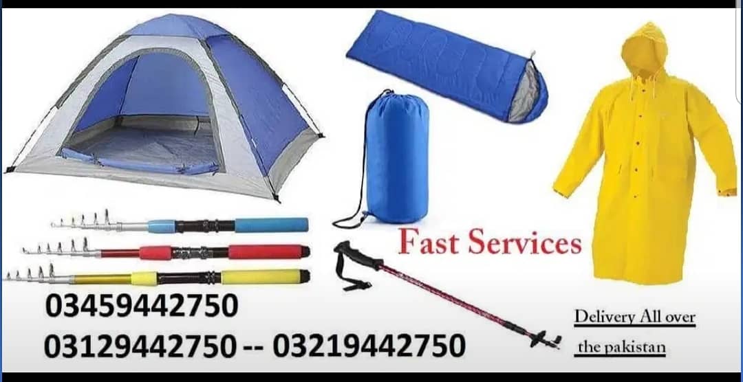 Different types of Camping Products Available 03459442750 Zain Ali Tra 0