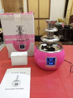 Pretty Pink Electric 3 Tier Chocolate Fountain, Imported
