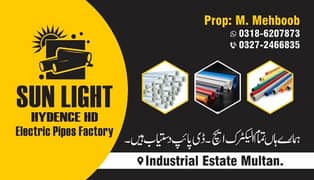 HD pipe factory Multan