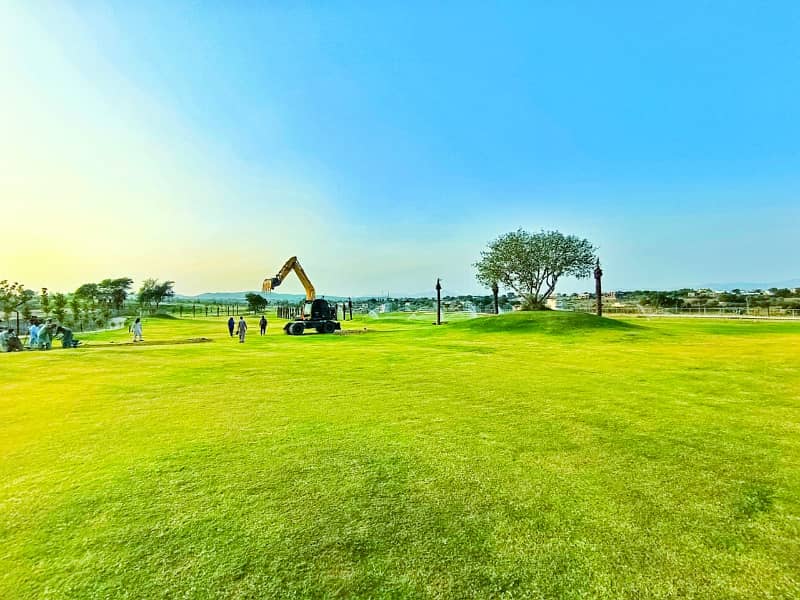 1 kanal Corner Double Road Prime Location Plot For Sale in Fazaia Housing Scheme Tarnol islamabad 3