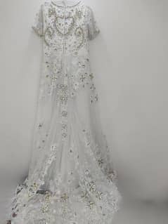 Bridal gown with tail imported