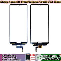 Sharp Aquos R5 Front Original Touch OCA Glass Cheap and wholesale