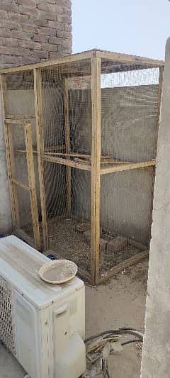 Cage for parrots and other birds 7/3 foot