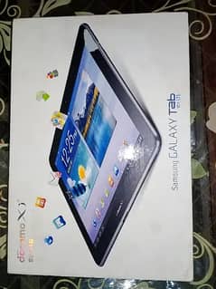 samsung 10 inch tab with box old model saaf condition