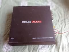 solid audio Max power 3000 Watts amplifier car