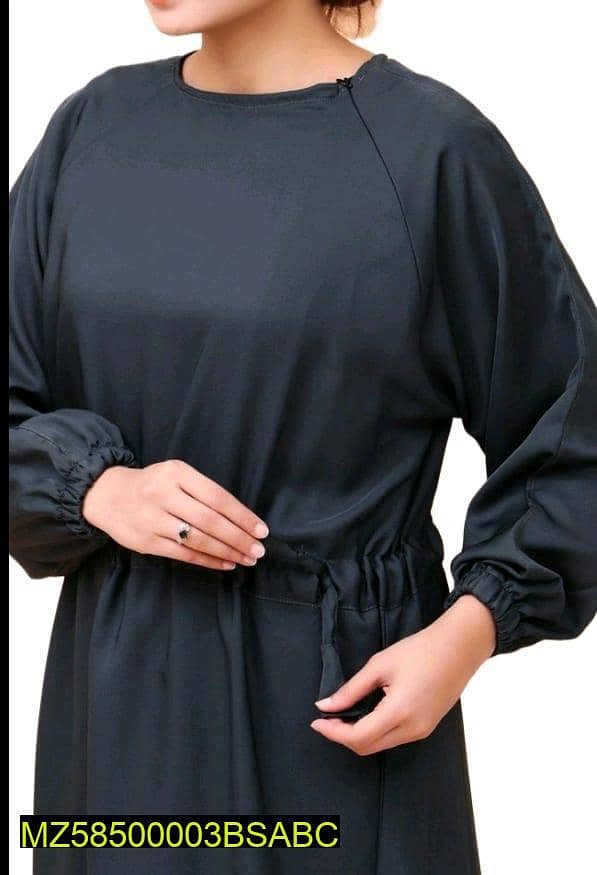 1 PC women stitched Nida abaya 0