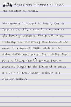 A professional to make your assignment in handwriting