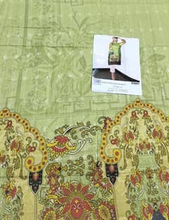 women unstitched karandi printed kurti
