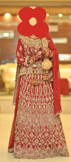 BRIDAL LEHNGA FOR SALE (CONDITION IS GOOD)
