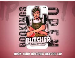 Professional Butcher Booking Open