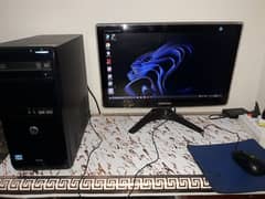 HP desktop | Include with all wires and mouse + keyboard | Monitor |