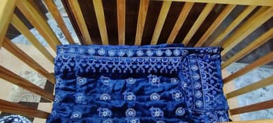 Handmade baby cot of pine wood