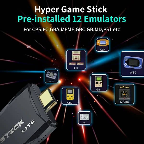 TV Games Stick 4K HD Video Game  Retro Mini Handheld Game Player 8