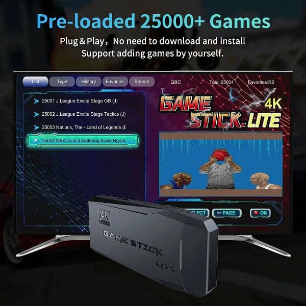 TV Games Stick 4K HD Video Game  Retro Mini Handheld Game Player 9
