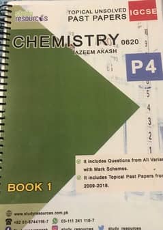 O Levels / IGCSE CHEMISTRY Topical Booklet