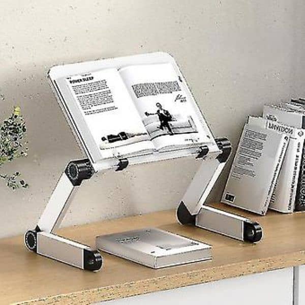 folding tablet and reading books table adjustable folding easy to use 4