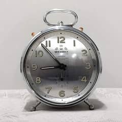 Vintage Alarm Clock Wehrle Three In One Made in Germany