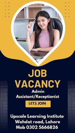 Female Receptionist/ Admin Assistant