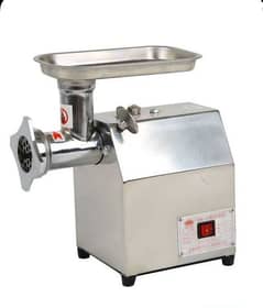 Meat Mincer qema machine stainless steel body imported 220 voltage 22*