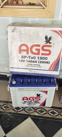1800 Ags tublar battery available for sale
