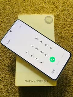 Samsung s21 fe 5g official dual sim pta approved with box 10/10