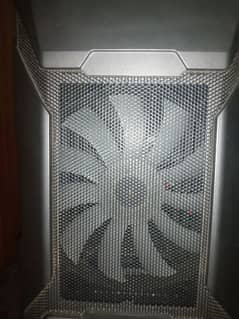Rgb pc casing with 2 rgb fans side glass
