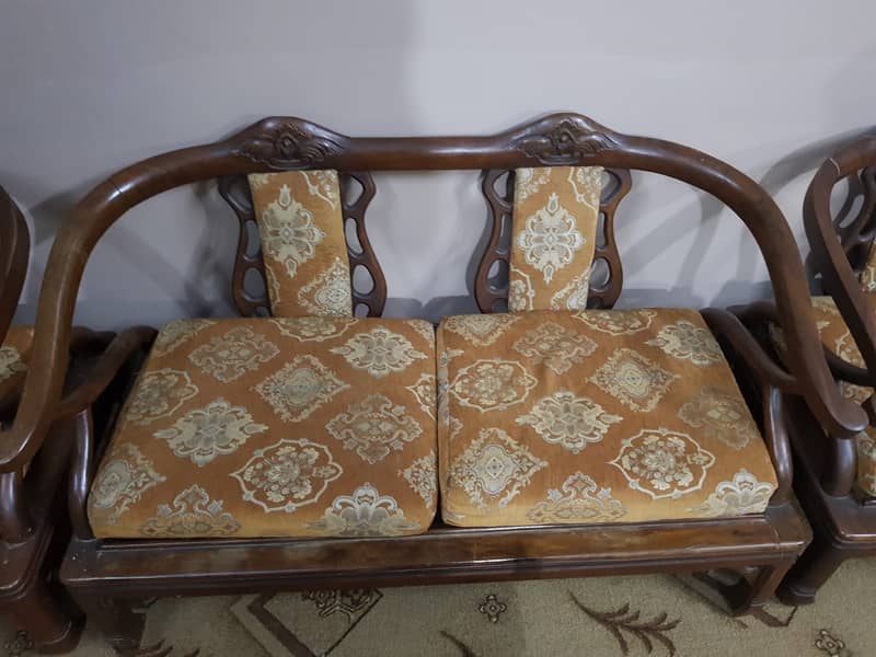 wood Sofa Sets 1