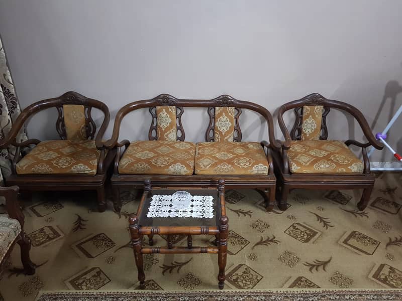 wood Sofa Sets 2