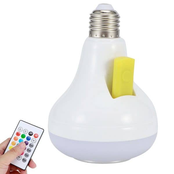Smart LED Light Bulb With Built-in Bluetooth Speaker & Remote Control 5