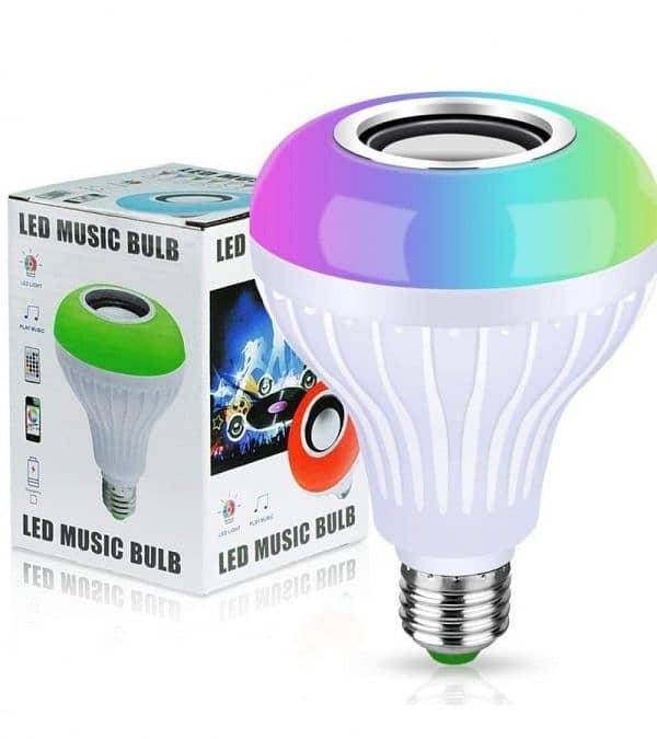 Smart LED Light Bulb With Built-in Bluetooth Speaker & Remote Control 6