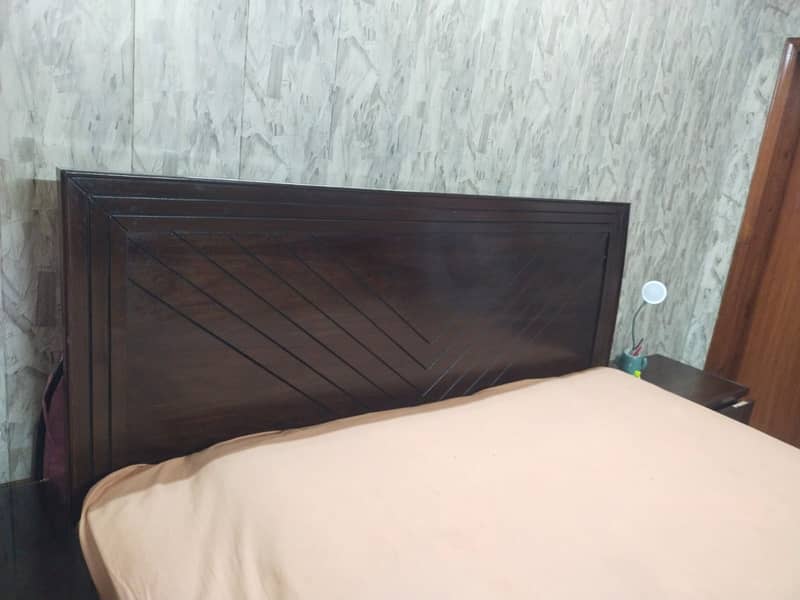Bed set,Double bed,side table,bed with mattress 4