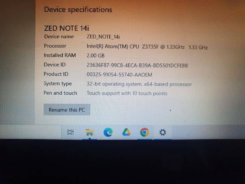 Zed Note laptop 9