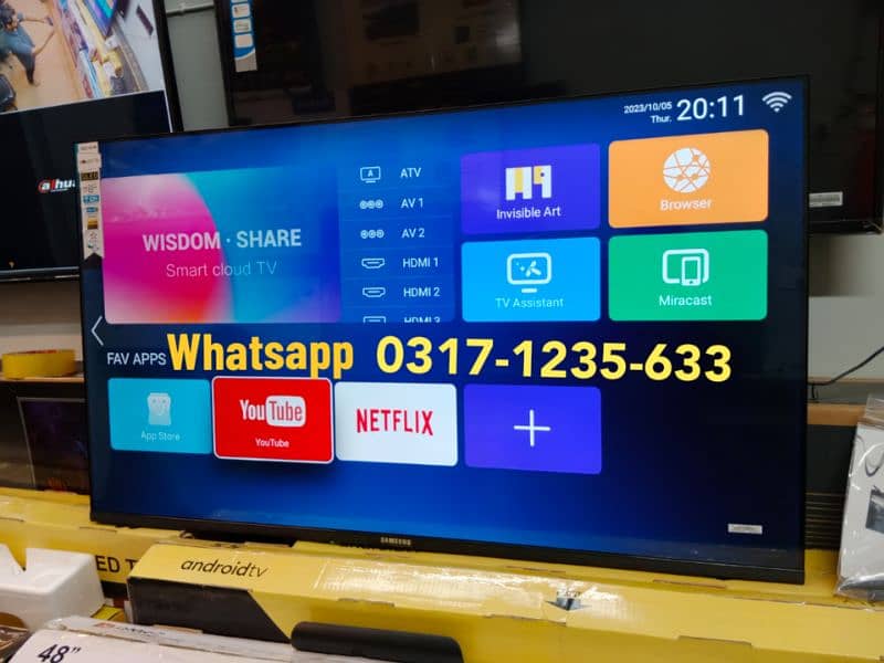 'BIGGEST SALE' 32" 43" 48" 55" 65" 75" SMART LED TV ANDROID WIFI TV 1