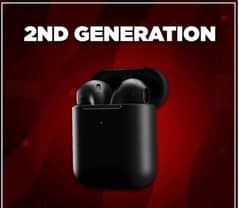 Airpods Generation 2 , Black