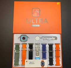 New ultra 7 in 1 straps smart watch