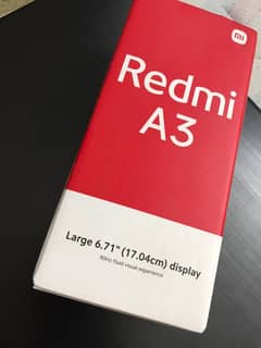 Redmi A3 Non PTA 3 months used only