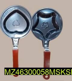 pack of two mini egg frying pan non stick