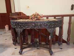 pure wooden console
