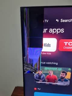 TCL 55 inch mini LED panel is broken