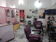 Saloon for sale with all equipments