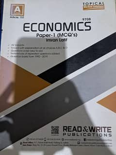 A level Economics Topical Paper 1