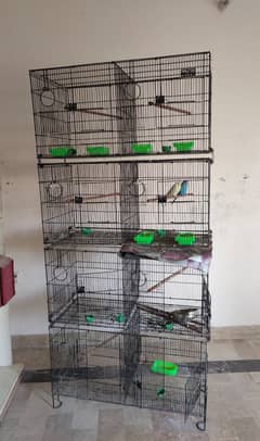8 portion foldable cage