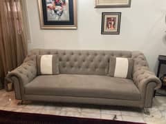 Imported Dubai Sofa set . European style , upholstered two years ago