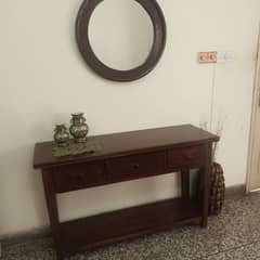 Console with mirror up for sale
