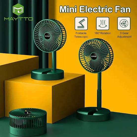 Folding Rechargable  Fan, Portable Neck Fan,F9 Folding Fan 0