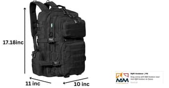 45 liter tactical shoulder travel hiking backpack