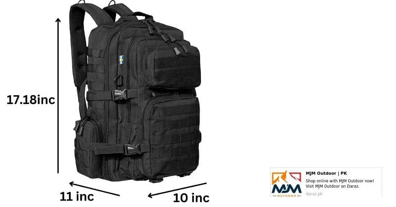 45 liter tactical shoulder travel hiking backpack 0