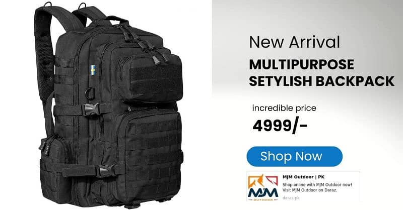 45 liter tactical shoulder travel hiking backpack 1