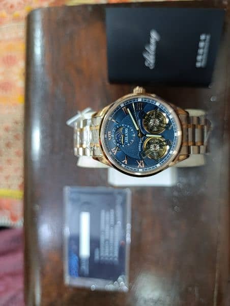 Original Ailang Double Flying Wheel Automatic Rose Gold Plated watch 16